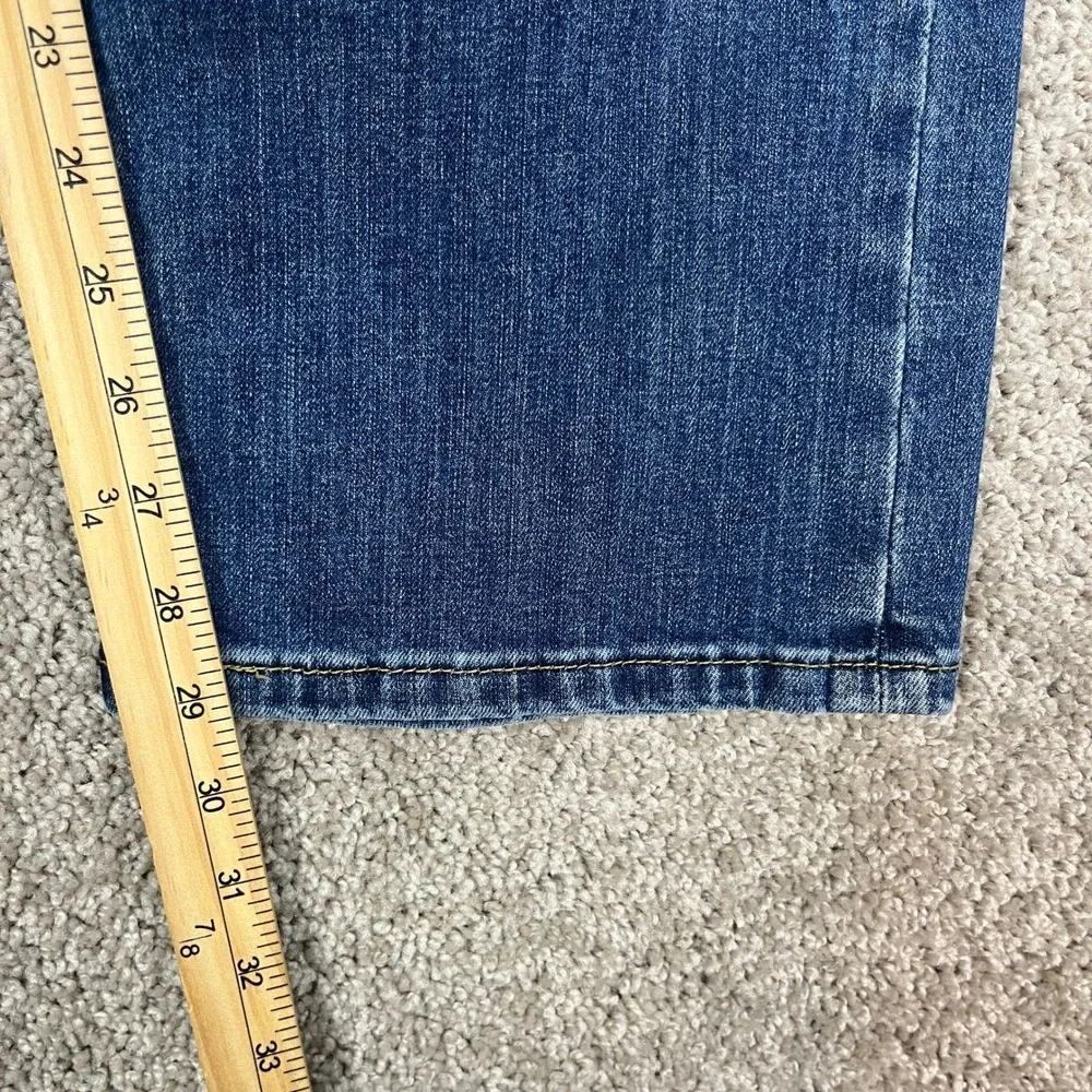 Levi's 514 Mens Jeans‎ 36x30 Regular Fit Blue Wash Denim Distressed